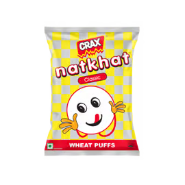 Crax Natkhat Classic Wheat Puffs Snacks