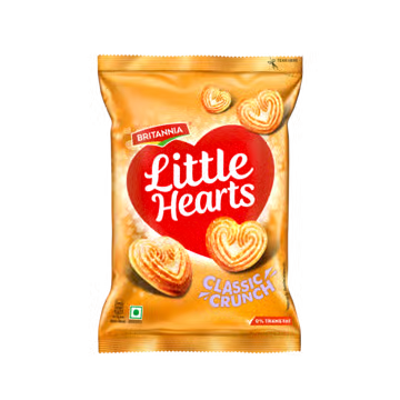 Britannia Little Hearts Classic Crunch Biscuit