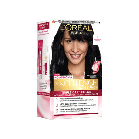 L'Oreal Paris Excellence Hair Colour Small Pack No.1 (Black)