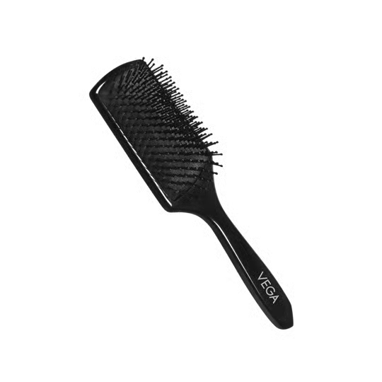 Vega Mini Paddle Hair Brush (Black)
