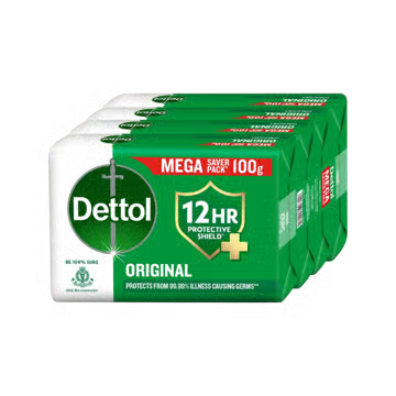 Dettol Original Bathing Bar Soap with 12 Hrs Germ Protection