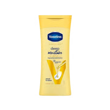 Vaseline Intensive Care Deep Moisture Body Lotion (Long Lasting Moisturization For Healthy, Glowing Skin)