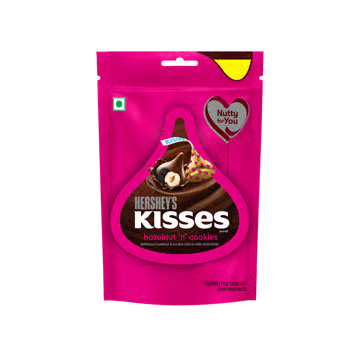 Hershey's Kisses Hazelnut n Cookies Milk Chocolate Pack