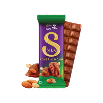 Cadbury Dairy Milk Silk Roast Almond Milk Chocolate Bar