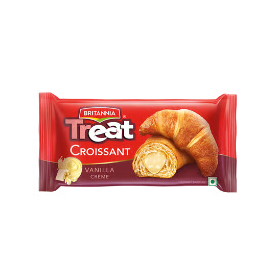 Britannia Treat Croissant with Vanilla Creme Filling